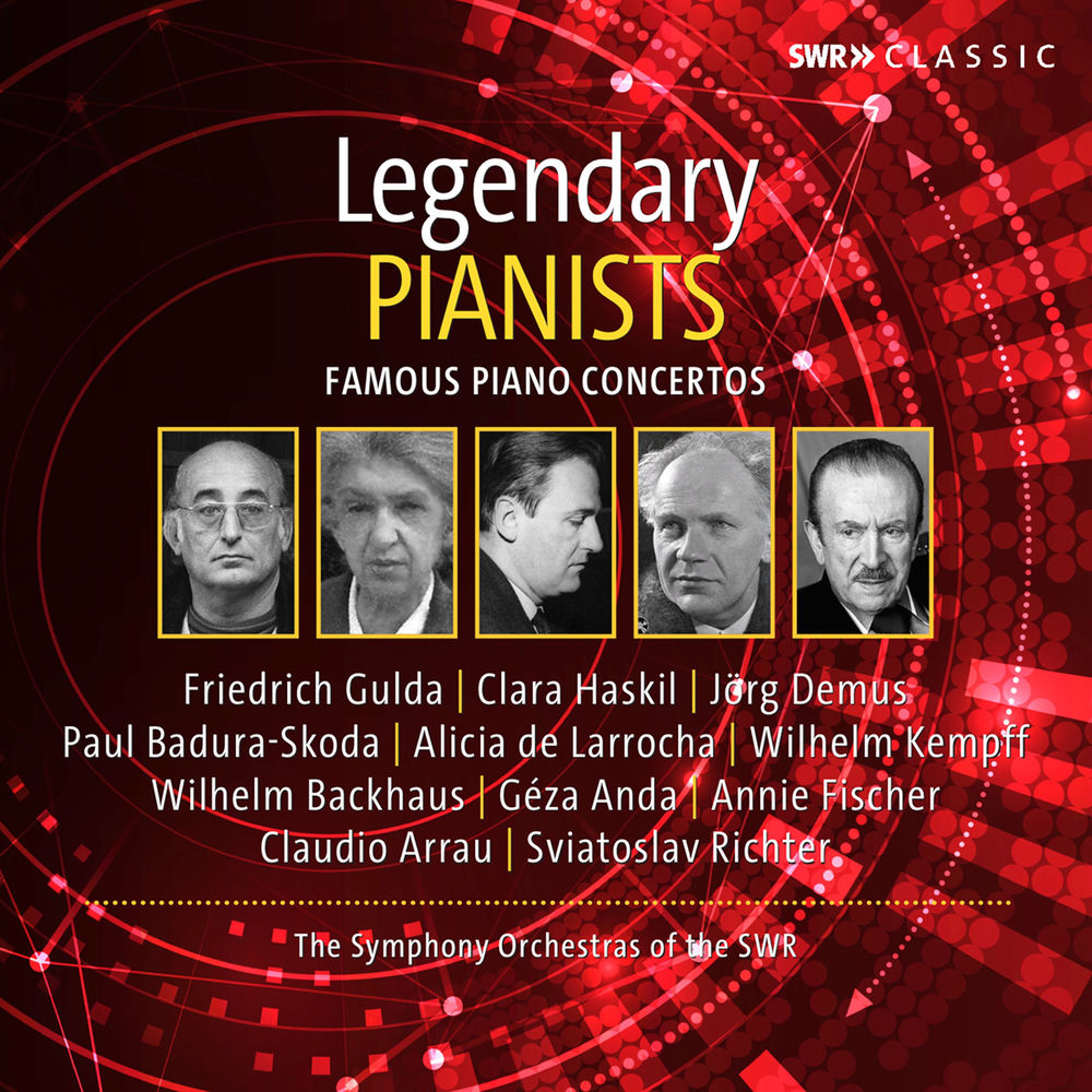 Legendary Pianists - Famous Piano Concertos cover