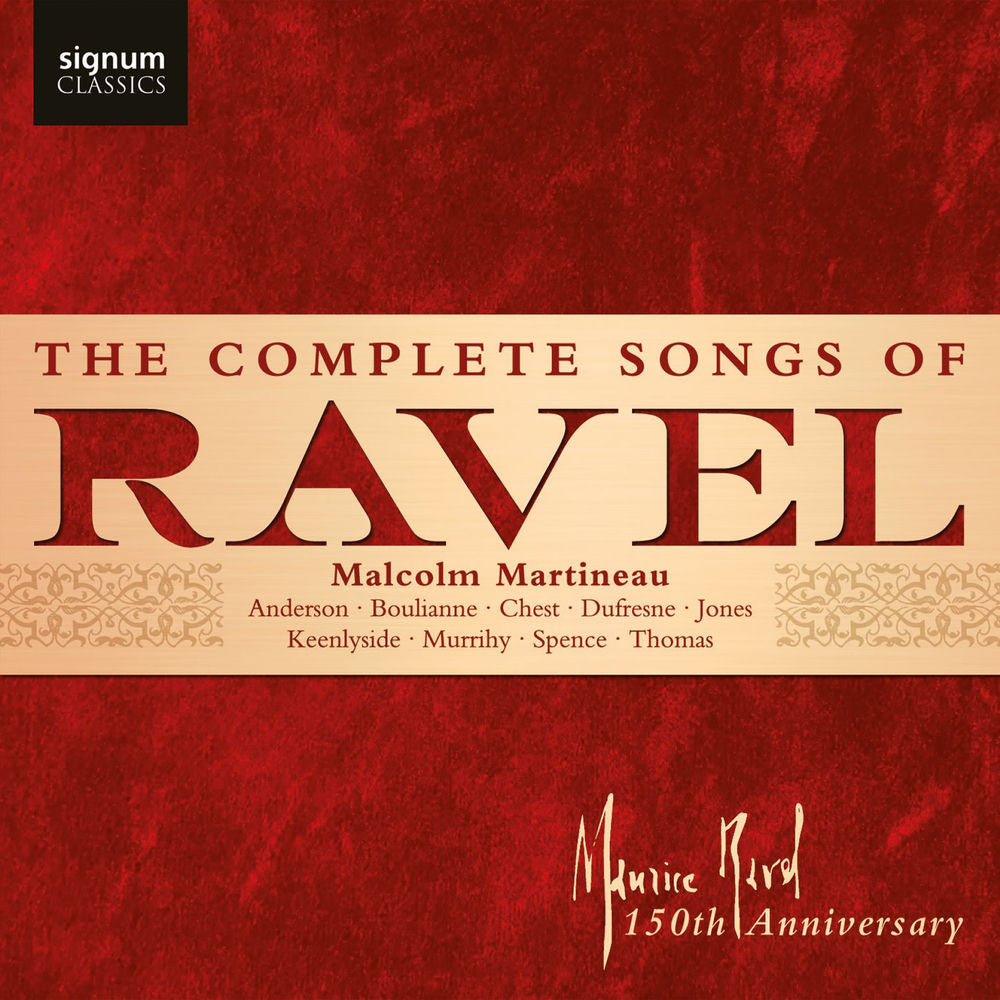The Complete Songs of Ravel cover