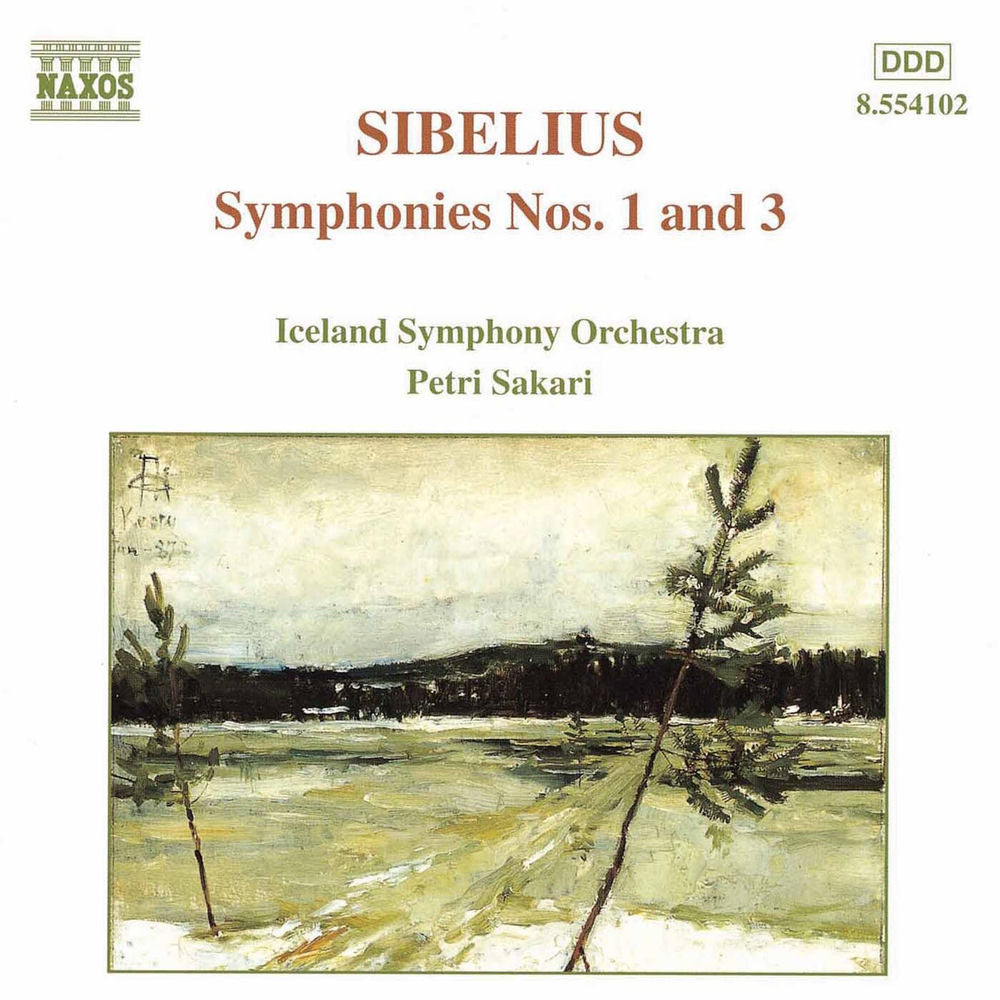 Sibelius: Symphonies Nos. 1 and 3 cover