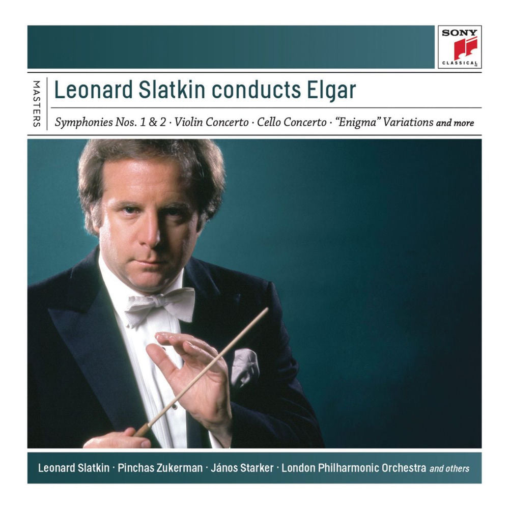 Leonard Slatkin Conducts Elgar cover