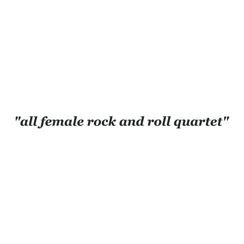 All Female Rock & Roll Quartet cover