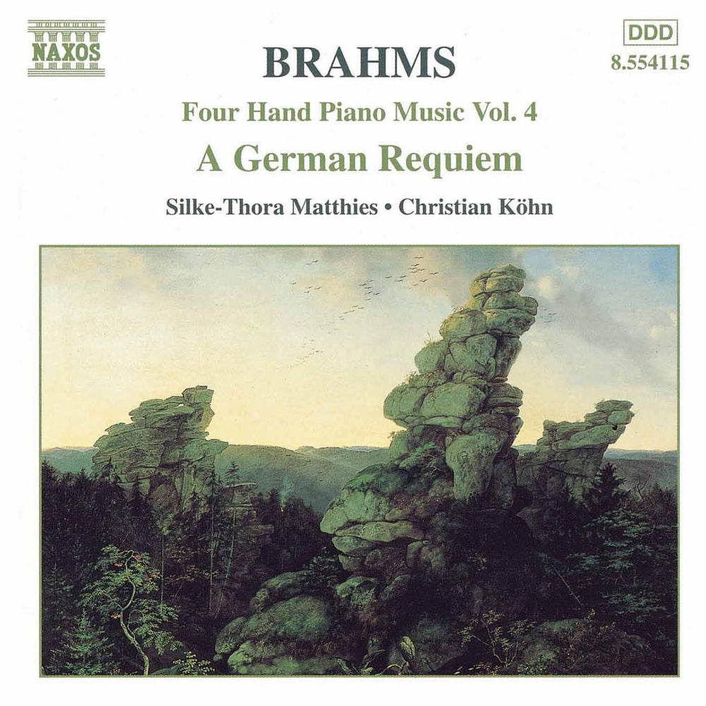 Brahms: Four Hand Piano Music, Vol. 1 cover