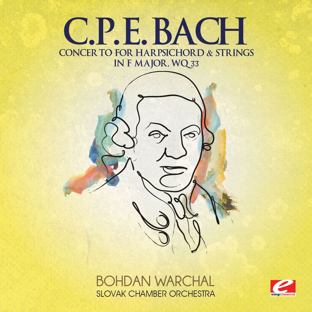 Concerto for Harpsichord & Strings in F Major, Wq. 33 cover