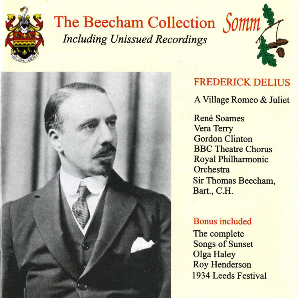 Beecham Collection: Delius cover