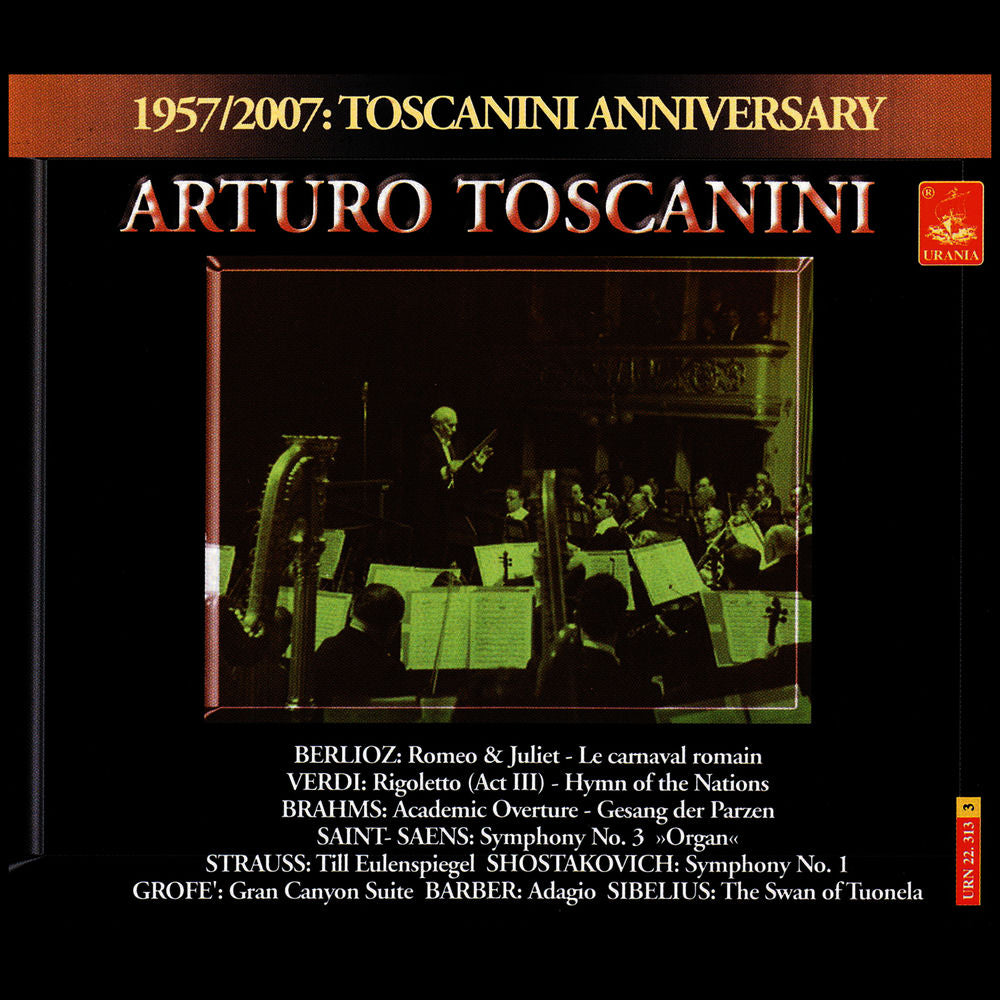 Toscanini Conducts Brahms cover