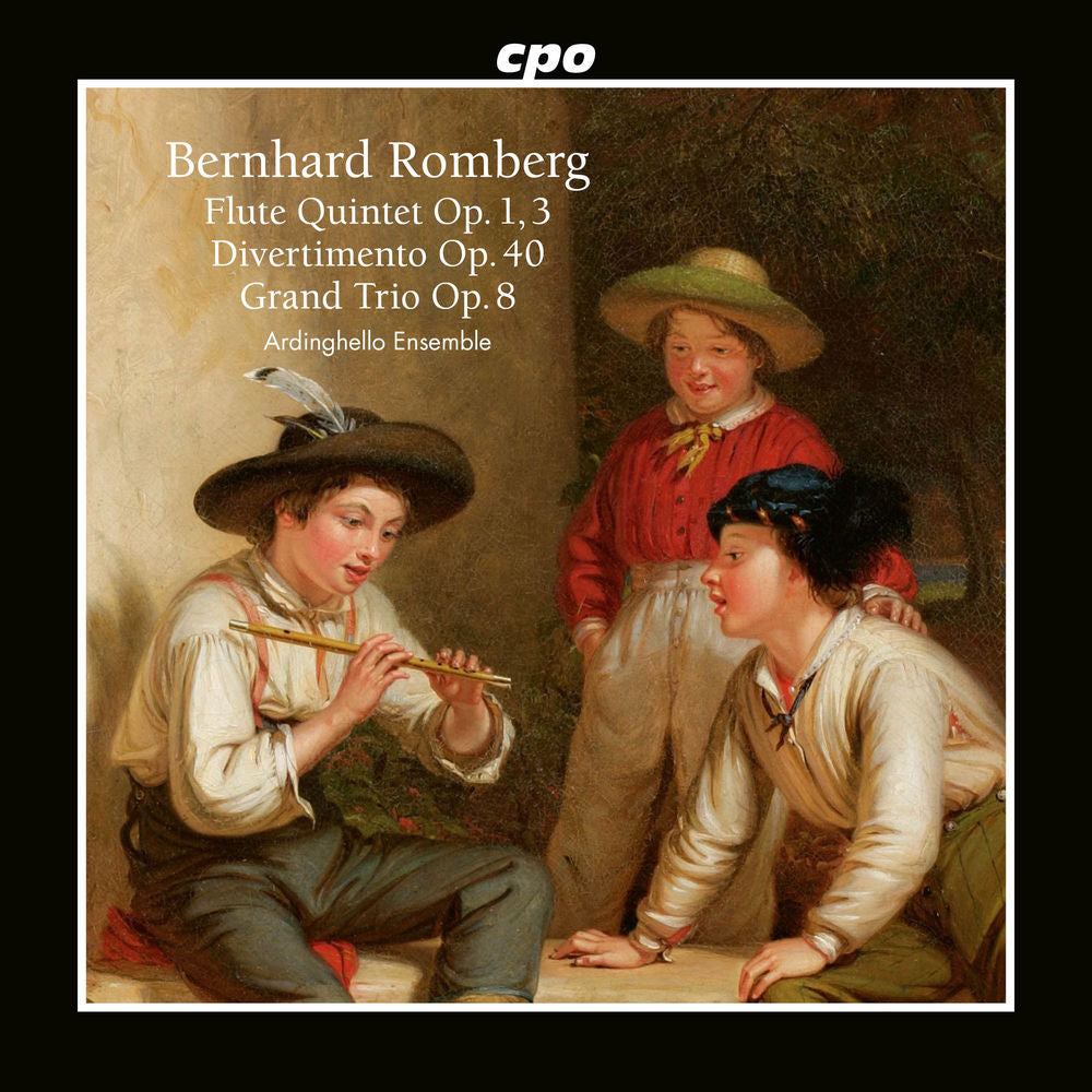 Flute Quintet, Op. 1, 3; Divertimento, Op. 40; Grand Trio, Op. 8 cover