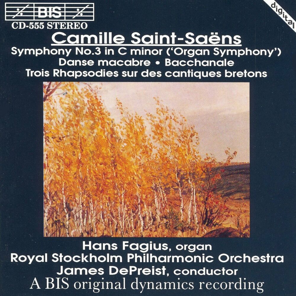 Saint-Saëns: Symphony No. 3 cover