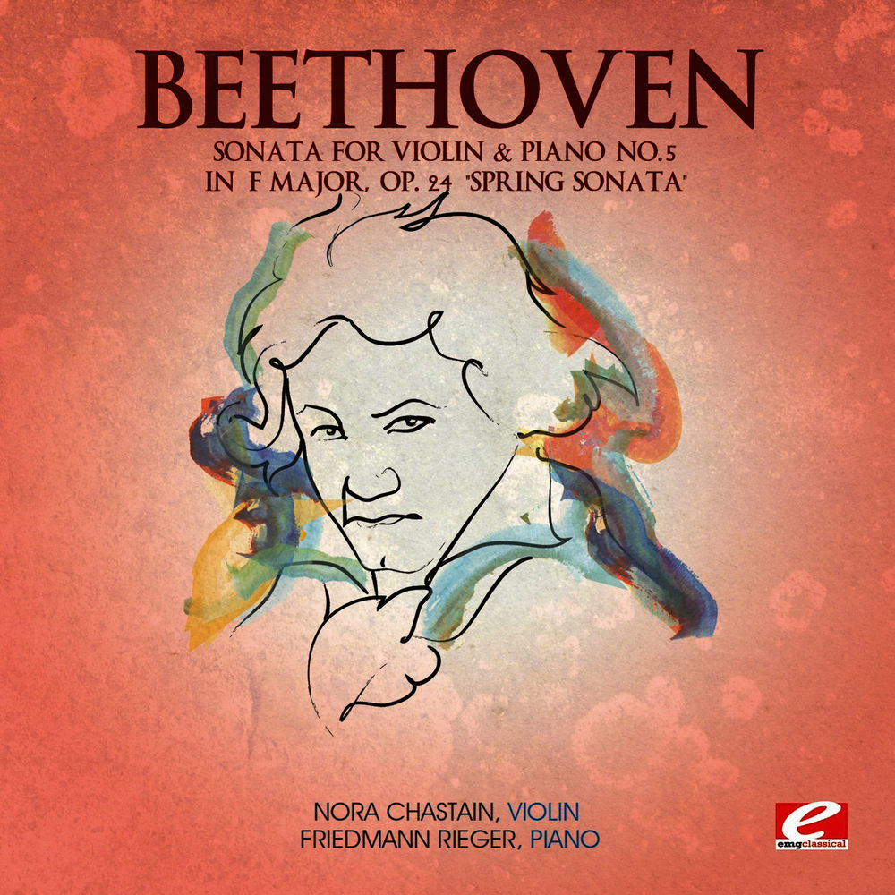 Sonata for Violin & Piano No. 5 in F Major, Op. 24 "Spring Sonata cover