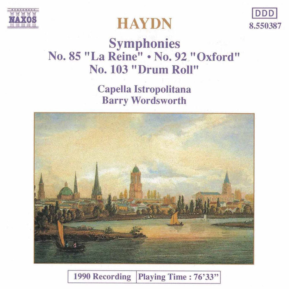 Symphonies 85, 92 & 103 cover
