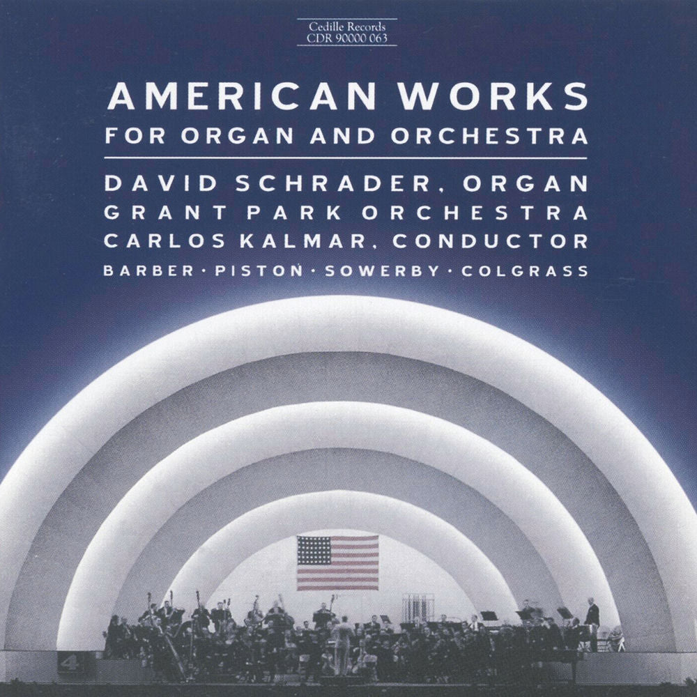 American Works for Organ and Orchestra cover