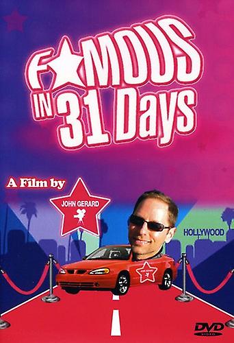 Famous in 31 Days
