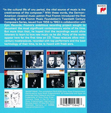 Fromm Music Foundation – Twentieth Century Composer Series