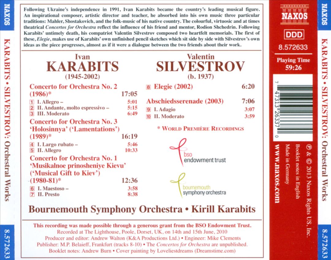 Concertos for Orchestra Nos 1-3