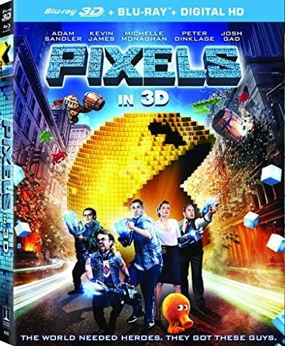 Pixels (3D Blu-ray + Blu-ray + UltraViolet)