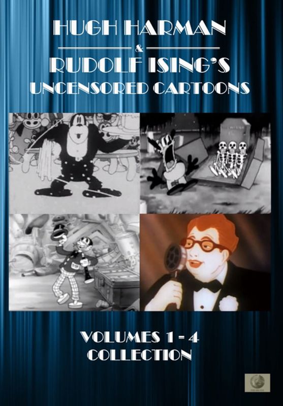 Hugh Harman & Rudolf Ising's Uncensored Cartoons Volumes 1 - 4 Collection