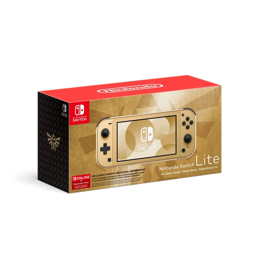 Nintendo Switch™ Lite: Hyrule Edition with Bonus Nintendo Switch Online +