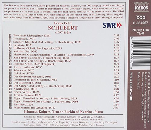Goethe Lieder 3