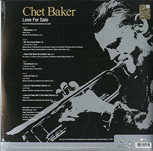 Love for Sale - Live at The Rising Sun Celebrity Club (2 LP, 180 Gram Vinyl)