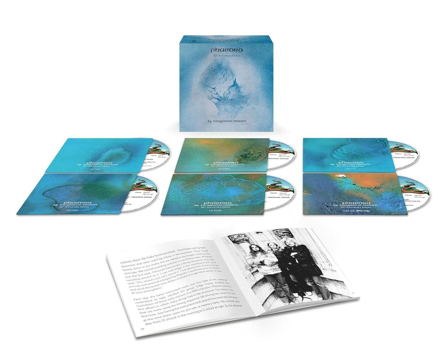 Phaedra: 50th Anniversary - 5CD Boxset with Blu-Ray