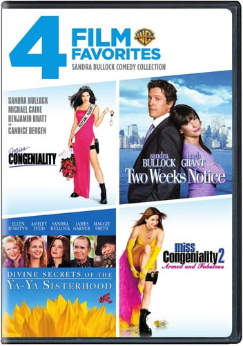4 Film Favorites: Sandra Bullock (Divine Secrets of the Ya-Ya Sisterhood, Miss Congeniality 2, Miss Congeniality: Deluxe Edition, Two Weeks Notice)