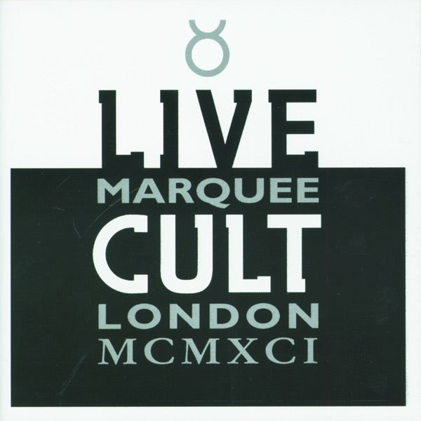 The Cult - Live Marquee London MCMXCI cover