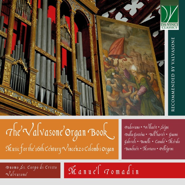 The Valvasone Organ Book: Music for the 16th Century Vincenzo Colombi Organ cover