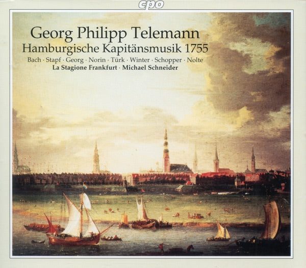 Telemann: Hamburgische Kapitänsmusik, 1755 cover