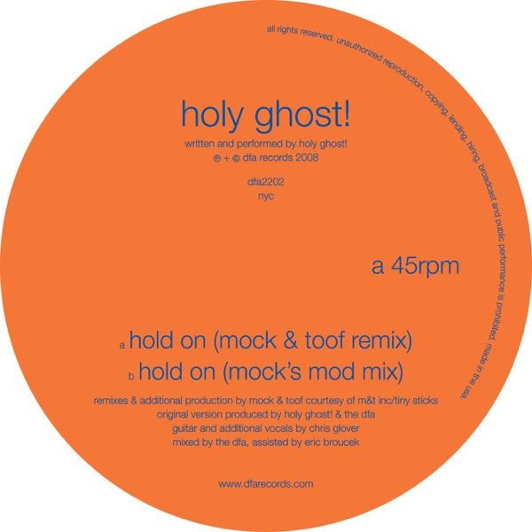 Hold On (Remixes) cover