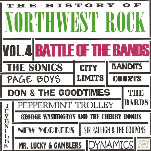 The Northwest Battle Of The Bands Vol. 2: Knock You Flat! (GREEN VINYL) cover