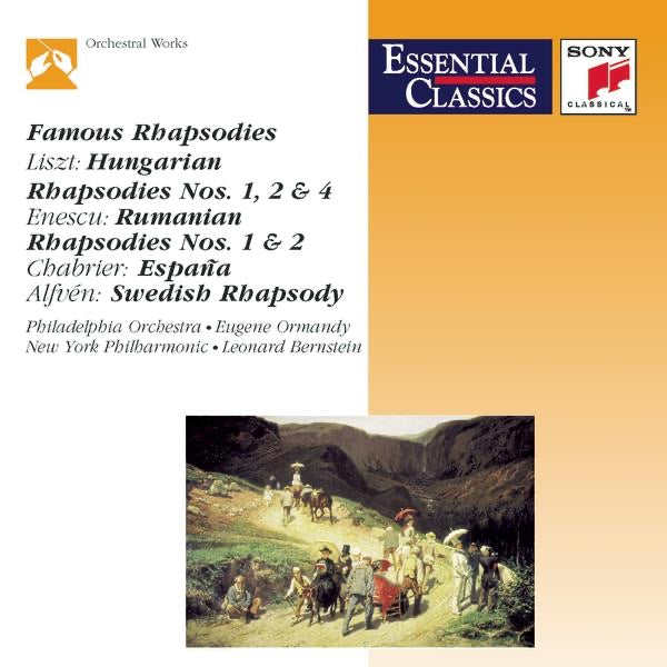 Liszt / Enescu / Chabrier / Alfven: Famous Rhapsodies cover