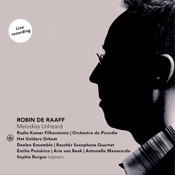de Raaff: Melodies Unheard - Symphonies Nos. 1,2,4 cover