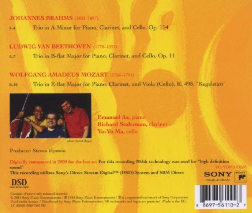 Brahms/ Beethoven/ Mozart: Clarinet Trios (Remastered)