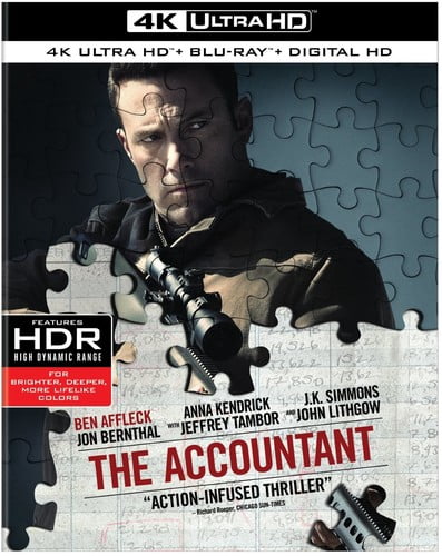 The Accountant (4K Ultra HD + Blu-ray + Digital HD)