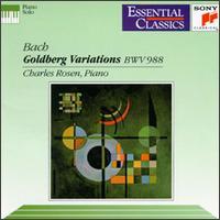 Bach: Goldberg Variations BWV 988 / Charles Rosen