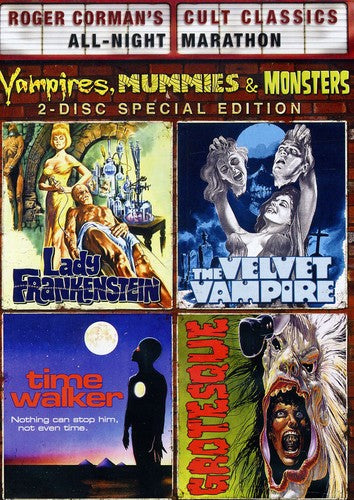 Vampires, Mummies And Monsters Collection: Roger Corman Cult Classics (Lady Frankenstein, Time Walker, The Velvet Vampire & Grotesque)