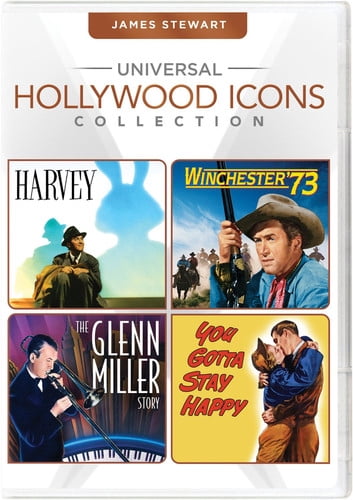 Universal Hollywood Icons Collection: James Stewart (Harvey / Winchester '73 / The Glenn Miller Story / You Gotta Stay Happy)