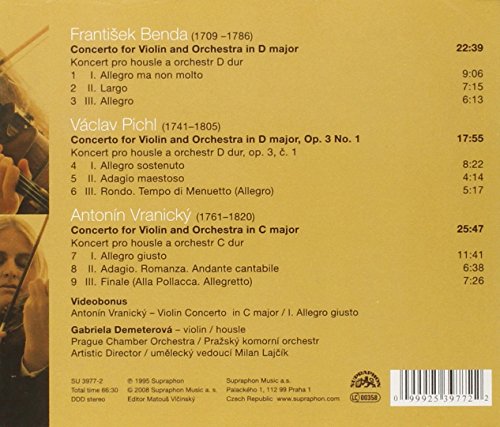 Concertos for Violin and Orchestra