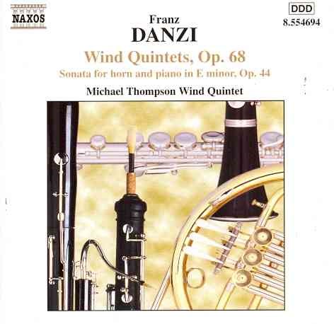 Franz Danzi: Wind Quintets, Op. 68 / Sonata for Horn and Piano, Op. 44