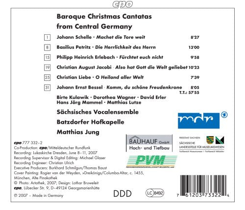 Machet die Tore weit: Baroque Christmas Cantatas from Central Germany