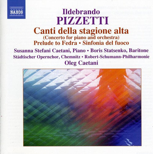 Pizzetti: Concerto for Piano and Orchestra