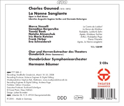 Gounod: La Nonne Sanglante