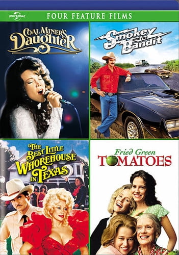 Coal Miner's Daughter / Smokey and the Bandit / The Best Little Whorehouse in Texas / Fried Green Tomatoes Four Feature Films