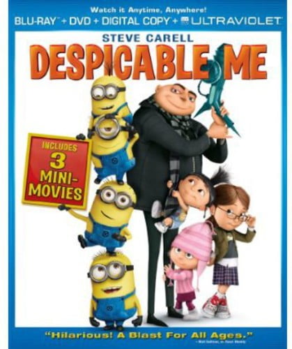 Despicable Me (Blu-ray Combo Pack (Blu-ray + DVD + Digital Copy + UltraViolet))