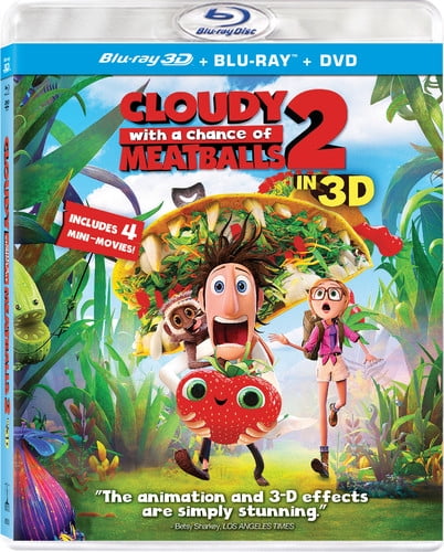 Cloudy with a Chance of Meatballs 2 (Two-Disc Combo: Blu-ray 3D / DVD + UltraViolet Digital Copy)