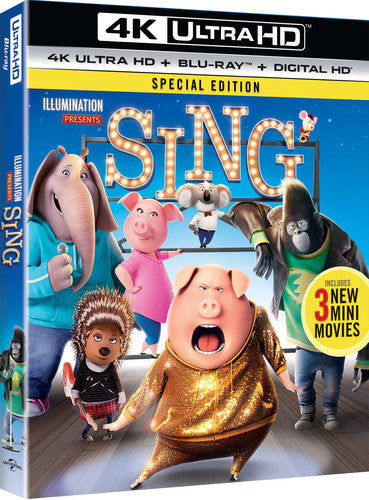 Sing (4K Ultra HD + Blu-ray + Digital HD)