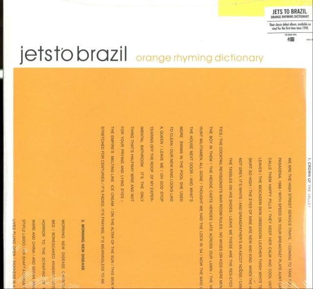Orange Rhyming Dictionary (2 LP, 180 Gram)
