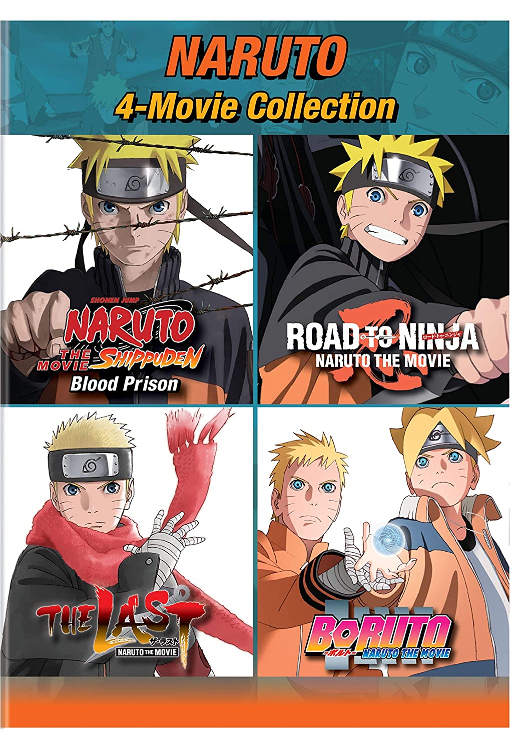 Naruto: 4-Movie Collection (DVD)