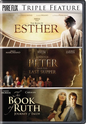 DVD - Triple Feature: Esther/Apostle Peter & Last Supper/Book Of Ruth (3 DVD)