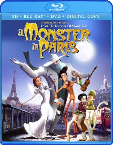 A Monster In Paris (Blu-Ray + 3-D Blu-Ray + DVD + Digital Copy)