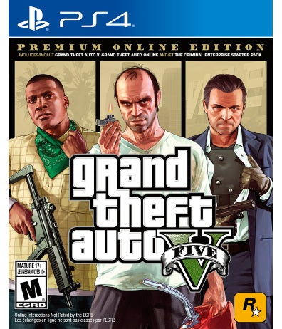 Grand Theft Auto V Premium Online Edition - PlayStation 4 Standard Edition